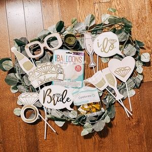 Bachelorette bridal shower decor